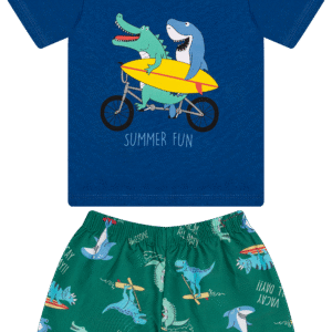 CJ MASC. CAMISETA M/M BERMUDA MICROFIBRA - SUMMER FUN 1-2-3