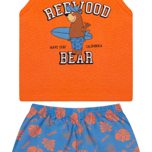 CJ MASC. REGATA M/M BERMUDA MICROFIBRA - SURF BEAR REDWOOD 1-2-3