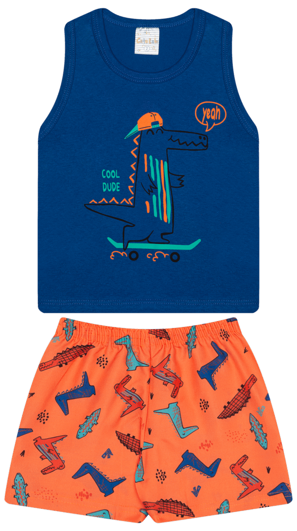 CJ MASC. REGATA M/M BERMUDA MICROFIBRA - COOL DUDE 1-2-3 - Imagem 2