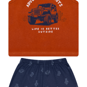 CJ MASC. REGATA M/M BERMUDA MOLETINHO - ADVENTURE AWAITS LIFE OUTSIDE 4-6-8