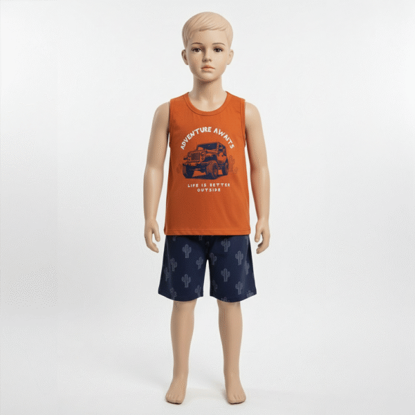 CJ MASC. REGATA M/M BERMUDA MOLETINHO - ADVENTURE AWAITS LIFE OUTSIDE 4-6-8