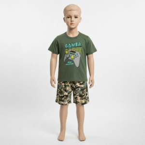 CJ MASC. CAMISETA M/M BERMUDA MICROFIBRA - GAMER NEW ADVENTURE 4-6-8