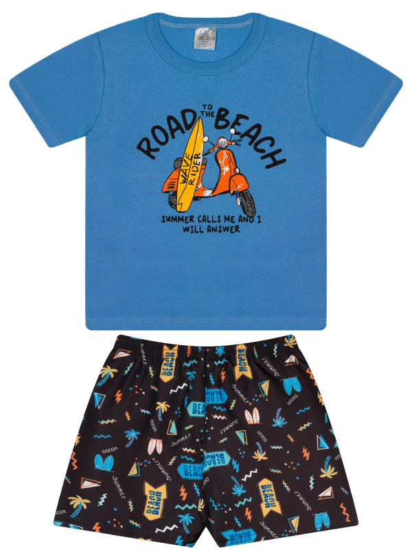CJ MASC. CAMISETA M/M BERMUDA MICROFIBRA - ROAD TO THE BEACH SUMMER 4-6-8