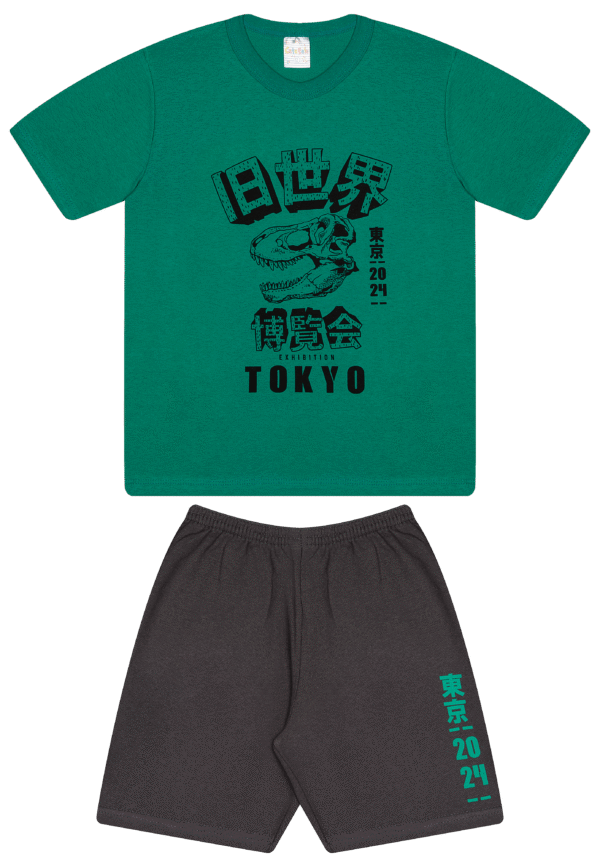 CJ MASC. CAMISETA M/M BERMUDA MOLETINHO - EXHIBITION TOKYO 10-12-14