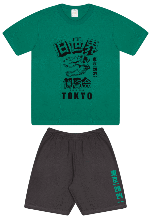 CJ MASC. CAMISETA M/M BERMUDA MOLETINHO - EXHIBITION TOKYO 10-12-14 - Imagem 2