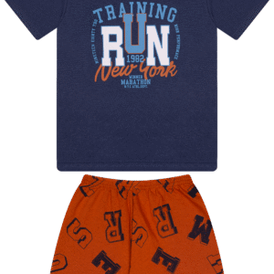 CJ MASC. CAMISETA M/M BERMUDA MOLETINHO - 1982 TRAINING RUN 10-12-14