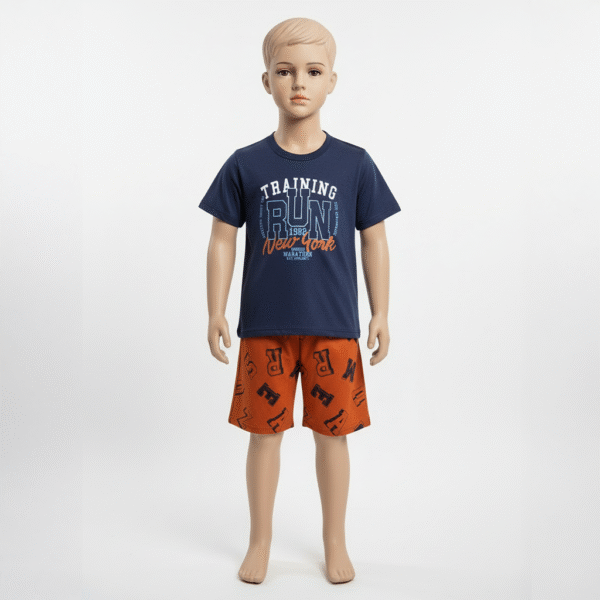 CJ MASC. CAMISETA M/M BERMUDA MOLETINHO - 1982 TRAINING RUN 10-12-14