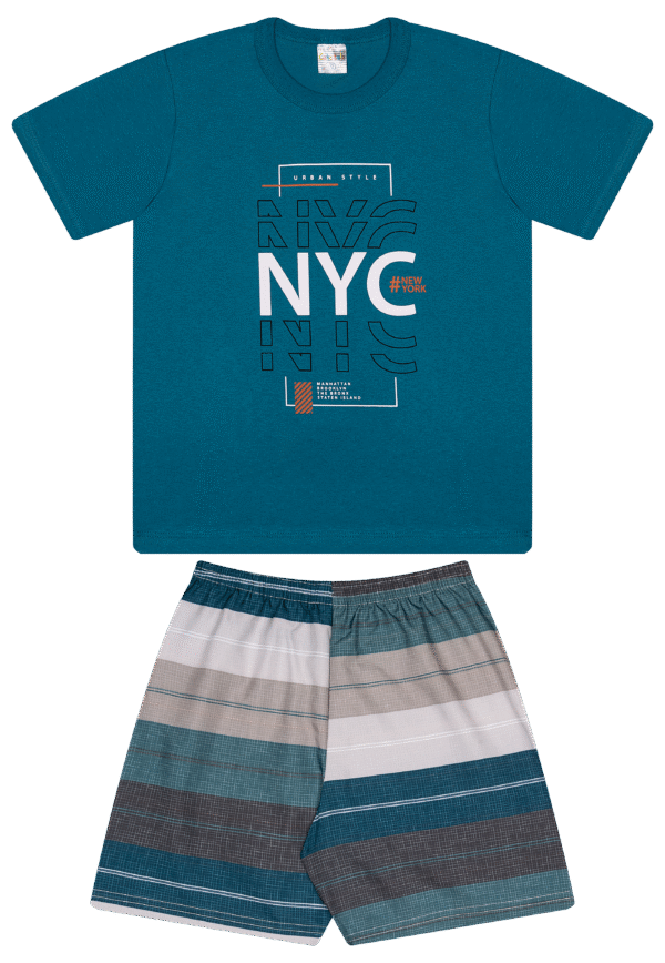CJ MASC. CAMISETA M/M BERMUDA MICROFIBRA - URBAN STYLE NYC 10-12-14