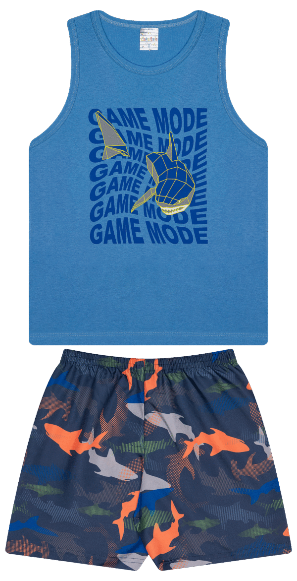 CJ MASC. REGATA M/M BERMUDA MICROFIBRA - GAME MODE SHARK 10-12-14