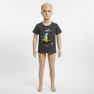 CAMISETA MASC. M/M GOLA REDONDA - UNDER CONSTRUCTION DINO 1-2-3