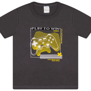 CAMISETA MASC. M/M GOLA REDONDA - PLAY TO WIN 4-6-8