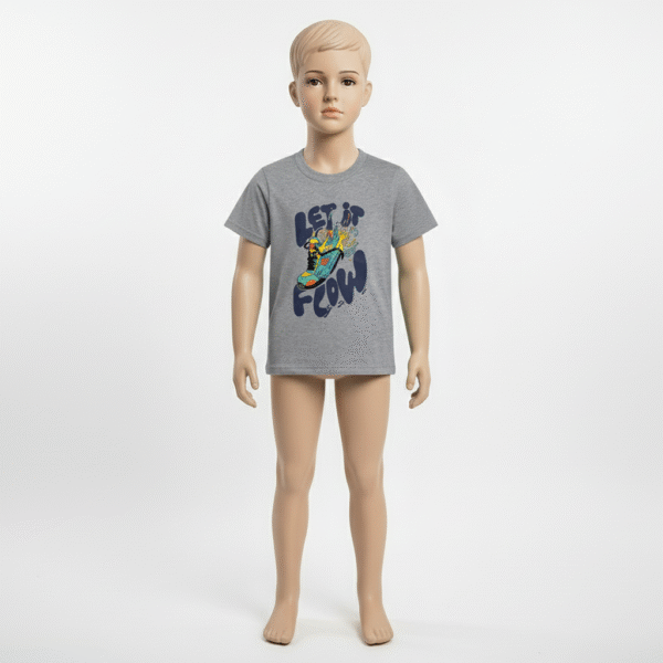 CAMISETA MASC. M/M GOLA REDONDA - LET IT FLOW 10-12-14