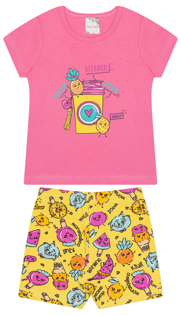 CJ FEM. BLUSA COTTON CICLISTA COTTON - HEALTHY ENERGY VITAMIN 1-2-3 - Imagem 2
