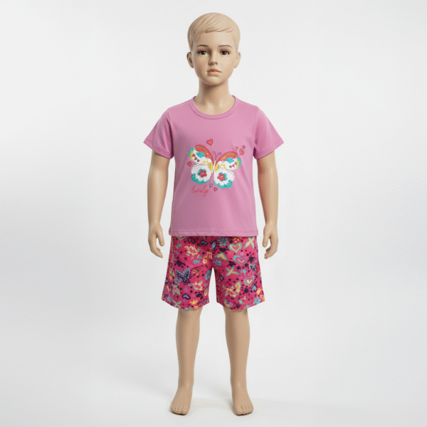 CJ FEM. BLUSA COTTON CICLISTA COTTON - BUTTERFLY LOVELY 1-2-3