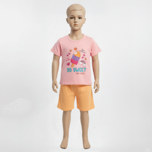 CJ FEM. BLUSA COTTON SHORTS MOLETINHO - UNI - SO SWEET AND LOVELY 1-2-3