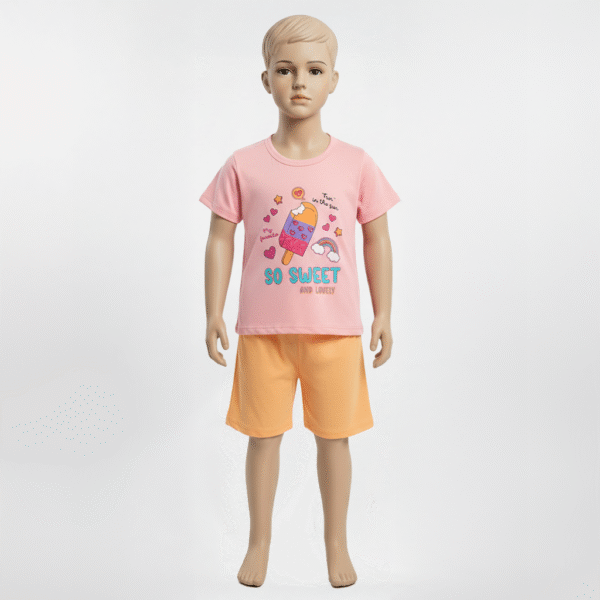 CJ FEM. BLUSA COTTON SHORTS MOLETINHO - UNI - SO SWEET AND LOVELY 1-2-3