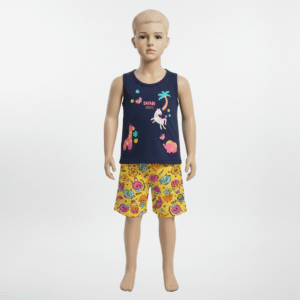 CJ FEM. REGATA COTTON SHORTS COTTON - SAFARI THE BEST ADVENTURE 1-2-3