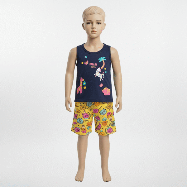 CJ FEM. REGATA COTTON SHORTS COTTON - SAFARI THE BEST ADVENTURE 1-2-3
