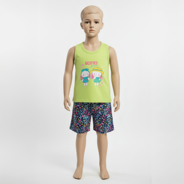 CJ FEM. REGATA COTTON SHORTS COTTON - BESTIES FOREVER 1-2-3