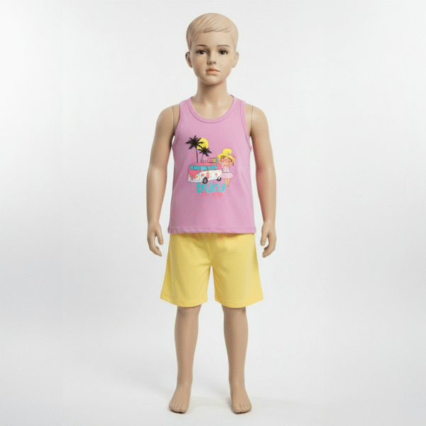 CJ FEM. REGATA COTTON SHORTS MOLETINHO - ENJOY THE DAY GIRLS 1-2-3