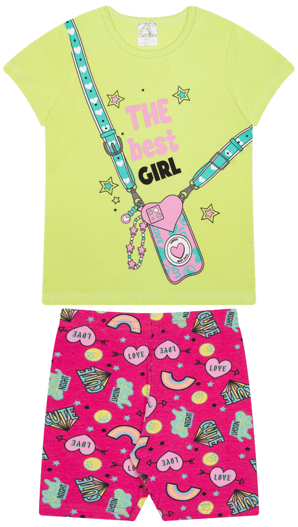 CJ FEM. BLUSA COTTON CICLISTA COTTON - THE BEST GIRL 4-6-8