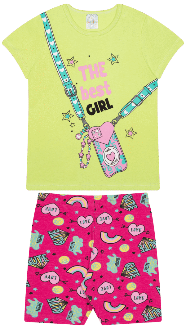CJ FEM. BLUSA COTTON CICLISTA COTTON - THE BEST GIRL 4-6-8 - Imagem 2