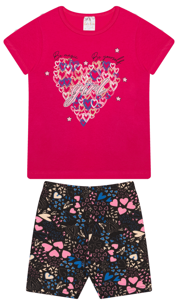 CJ FEM. BLUSA COTTON CICLISTA COTTON - BE MAGIC GIRL BE YOURSELF 4-6-8