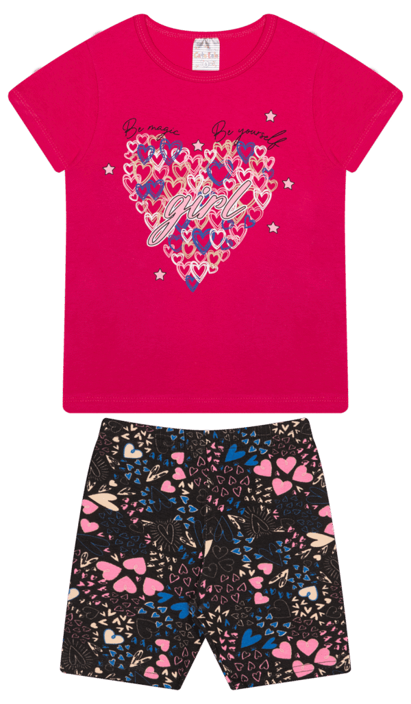 CJ FEM. BLUSA COTTON CICLISTA COTTON - BE MAGIC GIRL BE YOURSELF 4-6-8 - Imagem 2