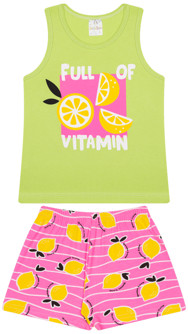 CJ FEM. REGATA COTTON SHORTS COTTON - FULL OF VITAMIN 4-6-8 - Imagem 2