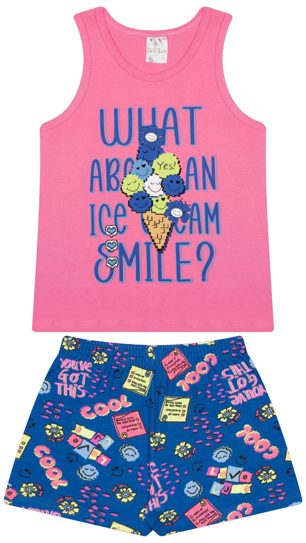 CJ FEM. REGATA COTTON SHORTS COTTON - WHAT SMILE 4-6-8