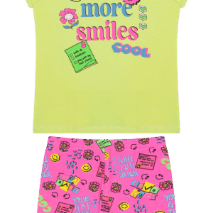 CJ FEM. BLUSA COTTON CICLISTA COTTON - MORE SMILES COOL 10-12-14