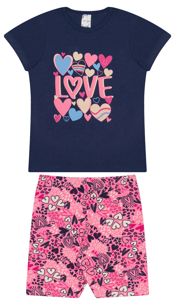 CJ FEM. BLUSA COTTON CICLISTA COTTON - LOVE 10-12-14