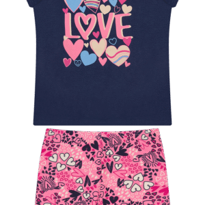CJ FEM. BLUSA COTTON CICLISTA COTTON - LOVE 10-12-14
