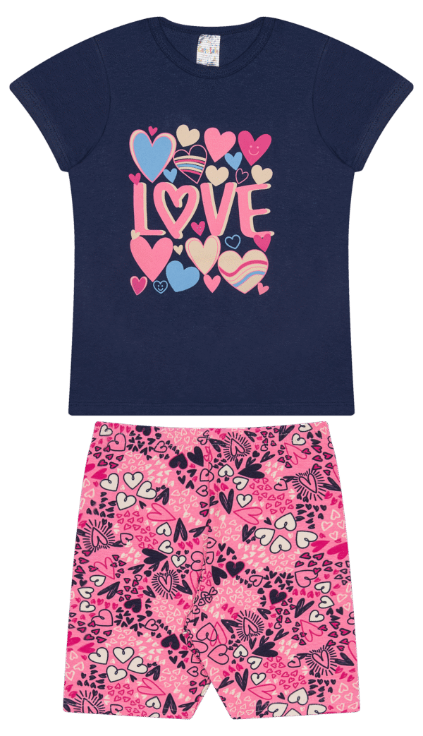 CJ FEM. BLUSA COTTON CICLISTA COTTON - LOVE 10-12-14