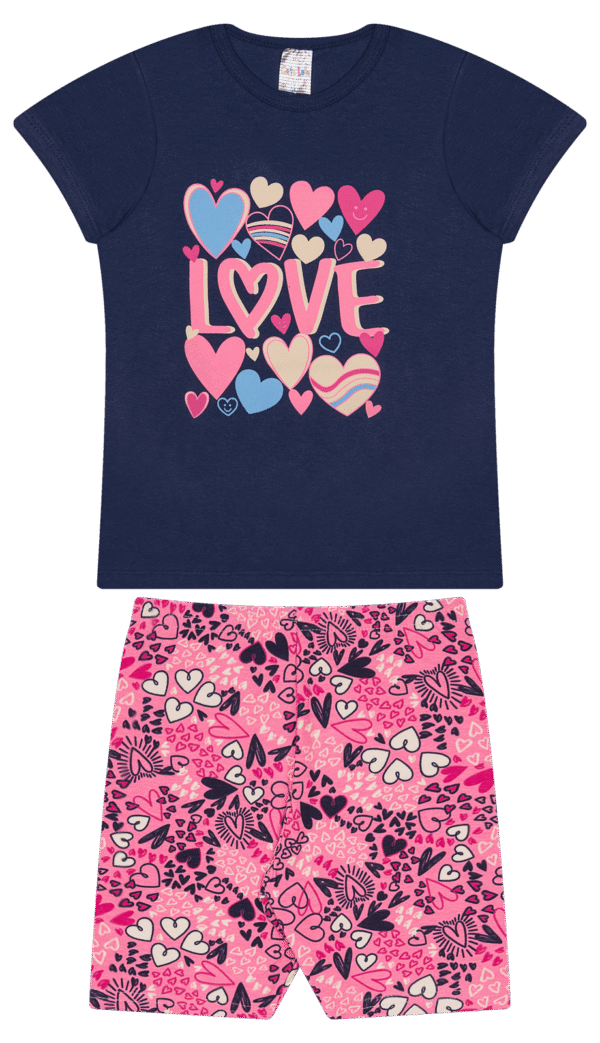 CJ FEM. BLUSA COTTON CICLISTA COTTON - LOVE 10-12-14 - Imagem 2