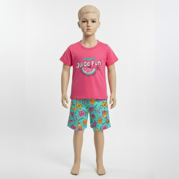 CJ FEM. BLUSA COTTON CICLISTA COTTON - JUICE FUN AND SUMMER LEMON 10-12-14