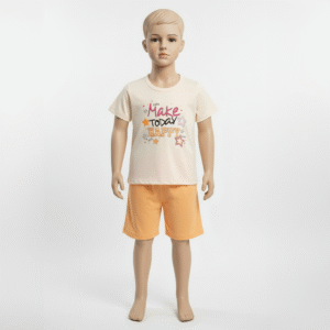 CJ FEM. BLUSA COTTON SHORTS MOLETINHO - MAKE TODAY HAPPY GIRLS 10-12-14