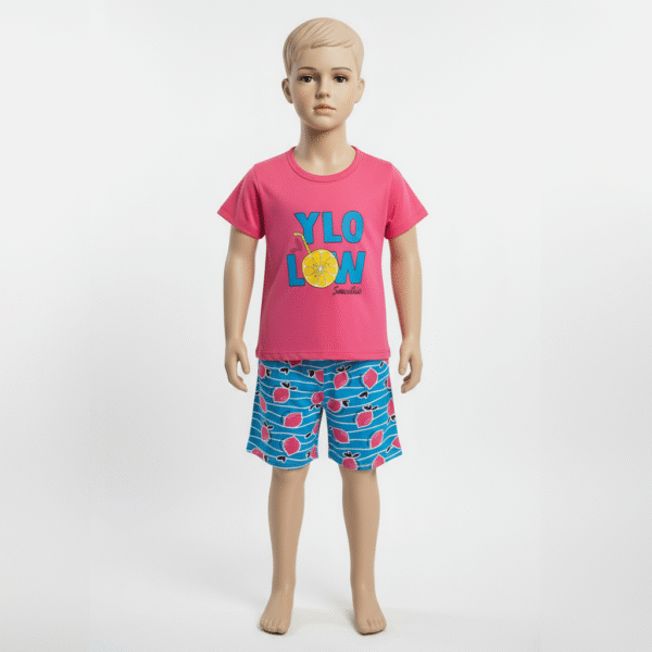 CJ FEM. REGATA COTTON SHORTS COTTON - YELLON SMOOTHIE 10-12-14