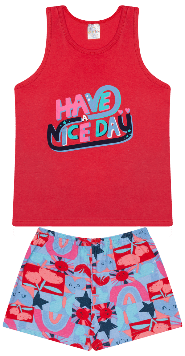 CJ FEM. REGATA COTTON SHORTS COTTON - HAVE NICE DAY 10-12-14