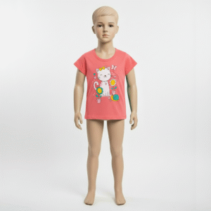 BLUSA FEM. COTTON - CUTE KITTY 1-2-3