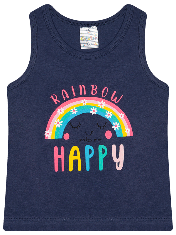 REGATA FEM. COTTON - RAINBOW ME HAPPY 1-2-3