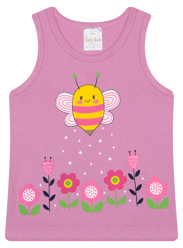 REGATA FEM. COTTON - FLOWERS BEE 1-2-3
