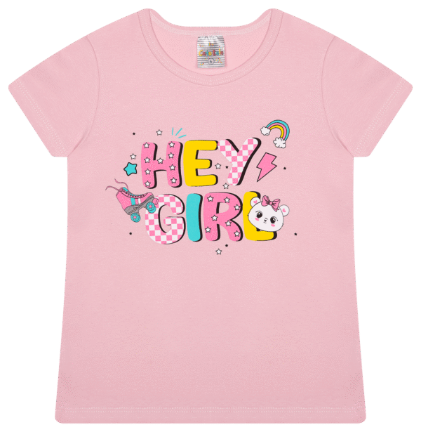 BLUSA FEM. COTTON - HEY GIRL 4-6-8 - Imagem 2