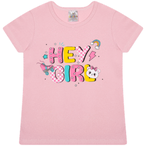 BLUSA FEM. COTTON - HEY GIRL 4-6-8