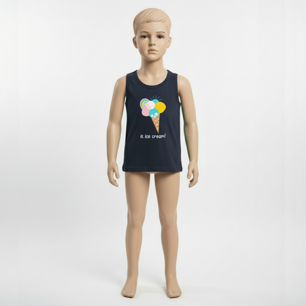 REGATA FEM. COTTON - IS ICE CREAN ALL YOU NEED 4-6-8
