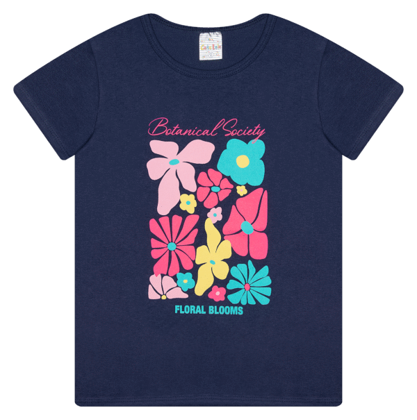 BLUSA FEM. COTTON - BOTANICAL SOCIETY FLORAL 10-12-14