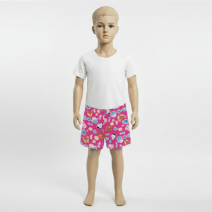 SHORTS FEM. COTTON - ESTAMPA ROTATIVA 1-2-3