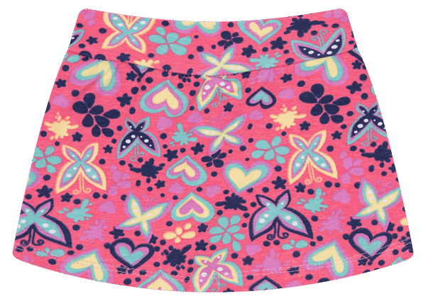 SHORTS SAIA FEM. COTTON - ESTAMPA ROTATIVA 1-2-3 - Imagem 2