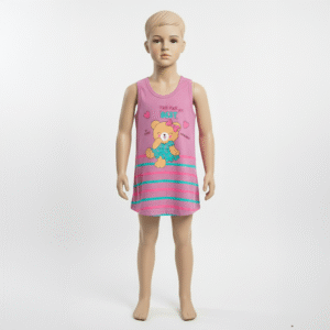 VESTIDO FEM. COTTON REGATA - BEST ADORABLE SO CUTE 1-2-3