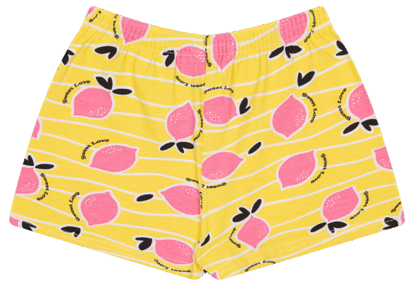 SHORTS FEM. COTTON - ESTAMPA ROTATIVA 4-6-8